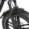 SAMEBIKE C05 Pro Faltbares Elektrofahrrad, 500W Motor, 36V 13Ah Akku, 20*4-Zoll-Fettreifen - Schwarz