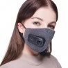 Xiaomi Mijia Purely Atemschutzmaske mit Ventilator blockiert PM 2.5 Passivrauchen Anti-Staub bequem - Schwarz
