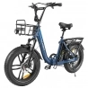 SAMEBIKE C05 Pro Faltbares Elektrofahrrad, 500W Motor, 36V 13Ah Akku, 20*4-Zoll-Fettreifen - Dunkelblau