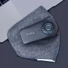Xiaomi Mijia Purely Atemschutzmaske mit Ventilator blockiert PM 2.5 Passivrauchen Anti-Staub bequem - Schwarz