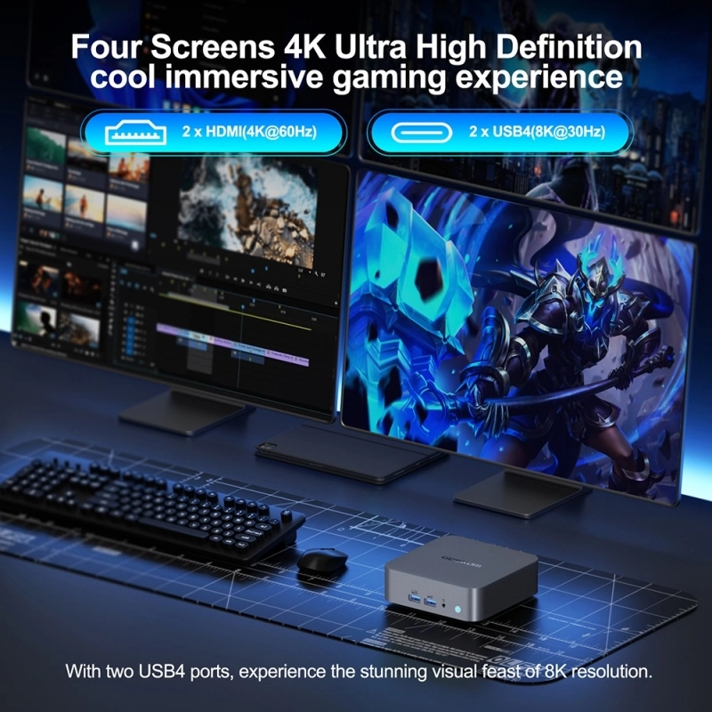 GEEKOM GT13 Pro Mini PC, Intel Core i7-13620H 10 Core Max 4.9GHz