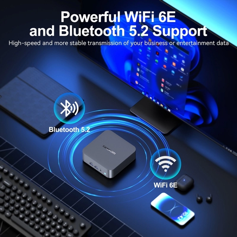 GEEKOM GT13 Pro Mini PC, Intel Core i9-13900H 14 Core Max 5.4GHz