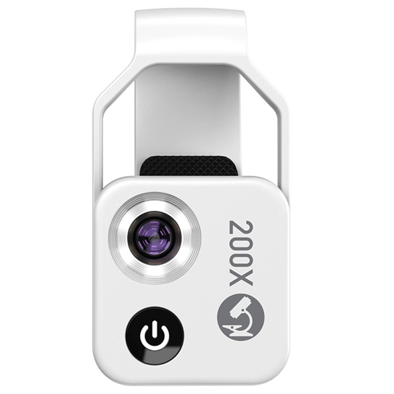 APEXEL 200X Mini-Mikroskop für Smartphone-Kamera, Taschenformat für