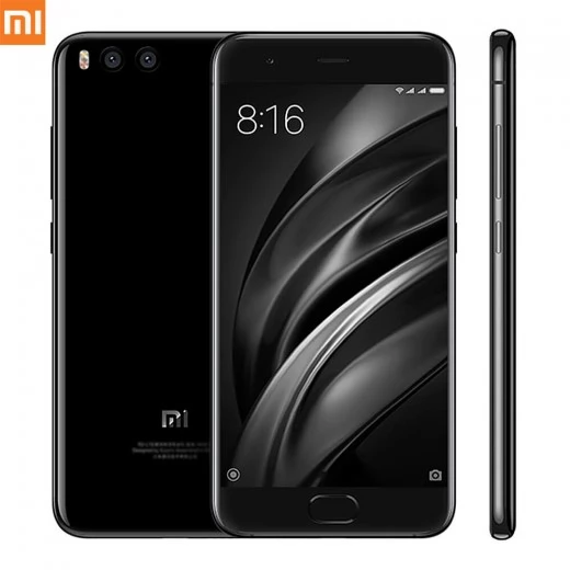 [Officiële Internationale ROM] Xiaomi Mi 6 5.15 Inch 6GB12.0MP Octa Core Android 7.1 OS 4 G LTE Smartphone Zwart