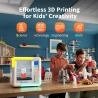 AOSEED X-MAKER 3D Printer for Kids and Beginner  Leveling-Free Bed  Wi-Fi Printing  Ultra Silent  App Control  PLA/ABS Filament