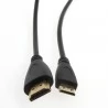 3M vergoldetes High Speed HDMI Kabel mit Ethernet-Verbindung V1.4 HD 1080P Male - Male - Schwarz