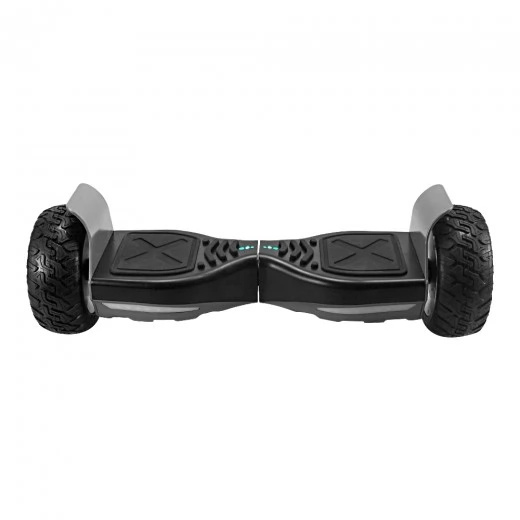 T8 Elektrische in balans blijvende Scooter met Bluetooth speaker 8,5 Inch banden 15km actieradius EU-stekker – Grijs-zwart
