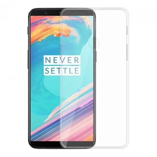 Transparent OnePlus 5T Soft Case Silicon Back Cover High Quality Protective Phone Shell