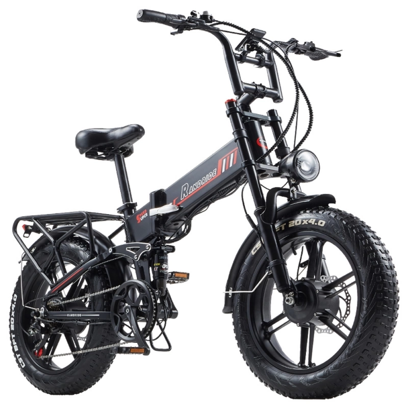 Electric Bike RANDRIDE YX20M-2, 1000W*2 Motor, 48V 20Ah Battery