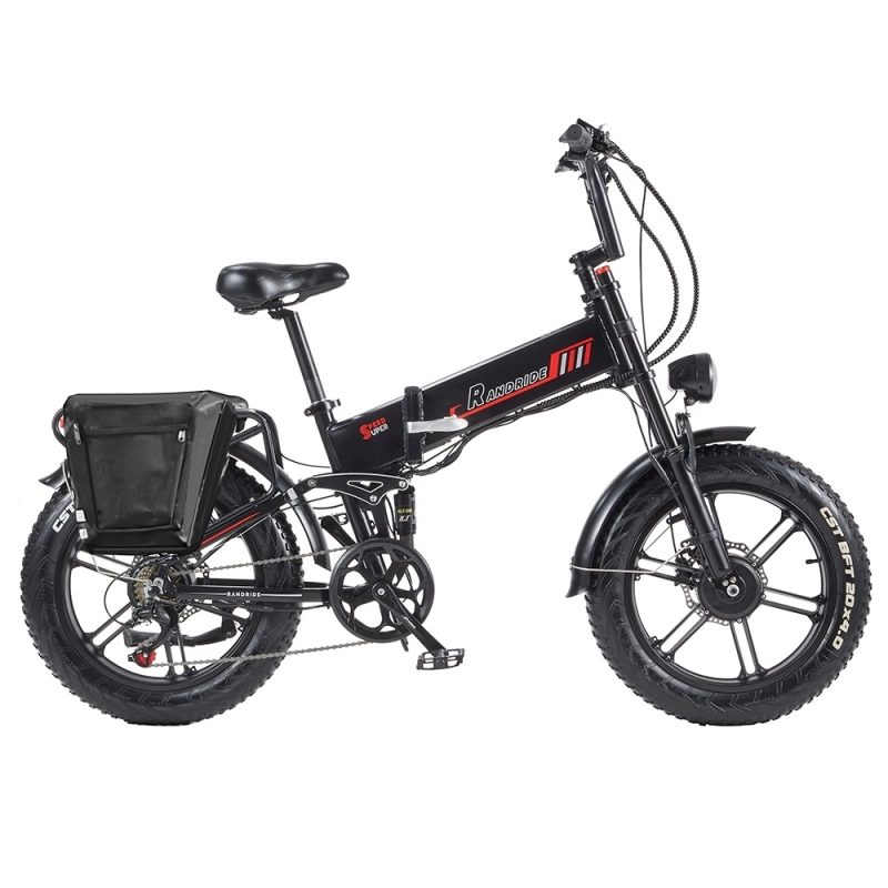 Electric Bike RANDRIDE YX20M-2, 1000W*2 Motor, 48V 20Ah Battery