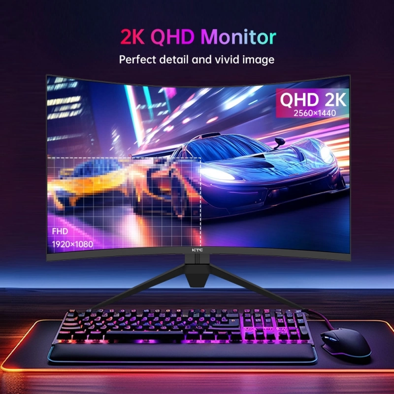 KTC H27S25E 27-inch QHD 240Hz CSOT HVA Gaming Monitor, 2K