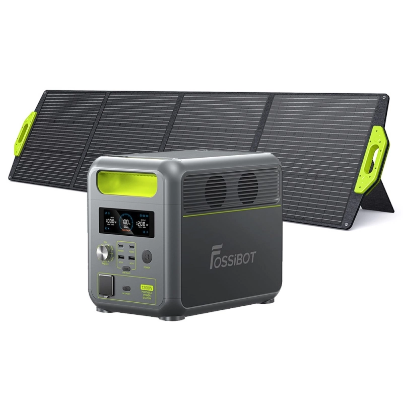 FOSSiBOT F1200 + 1 Pcs FOSSiBOT SP200 200W Solar Panel Kit