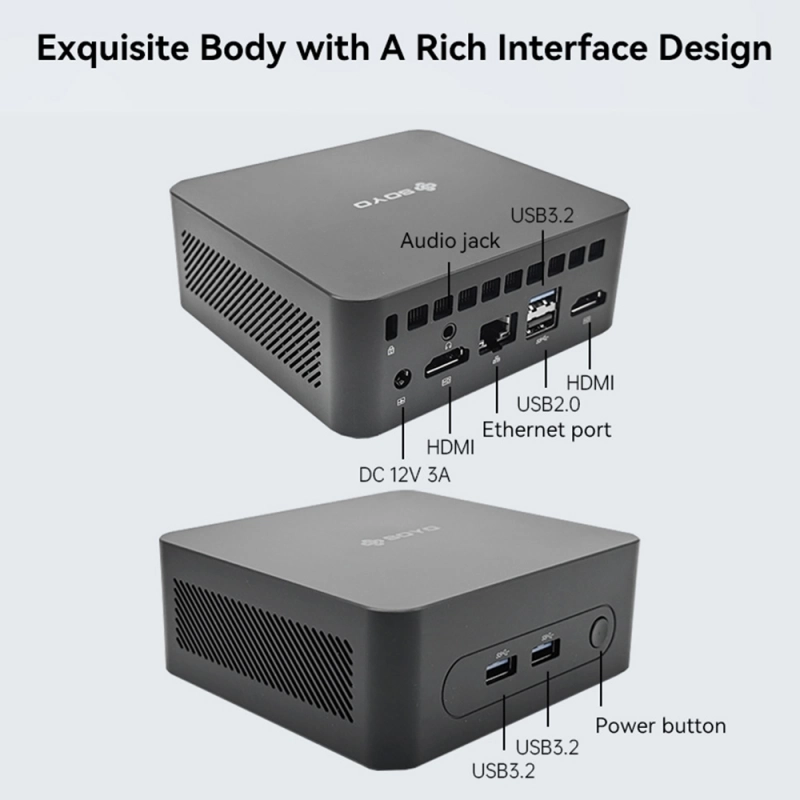 Mini PC SOYO M2 Plus2, Intel 12th Gen Alder Lake N100 CPU up to