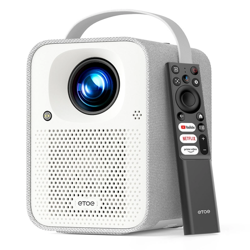 ETOE Seal Projector, 400 ANSI Lumens, Google TV, Native 1080P