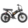 PURE UNICORN U5 Electric Bike  1000W Motor  48V 19 2Ah Battery  20*4 inch Fat Tires  45km/h Max Speed  80km Range  Hydraulic Br