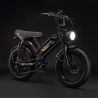 PURE UNICORN U5 Electric Bike  1000W Motor  48V 19 2Ah Battery  20*4 inch Fat Tires  45km/h Max Speed  80km Range  Hydraulic Br