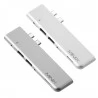 MINIX NEO C-DGR USB-C Multiport-Adapter mit HDMI-Ausgang für Apple MacBook Pro TV Box - Grau