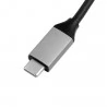MINIX NEO C-UEGR USB-C naar 3-poorts USB 3.0 hub met Gigabit Ethernet-Adapter - Grijs