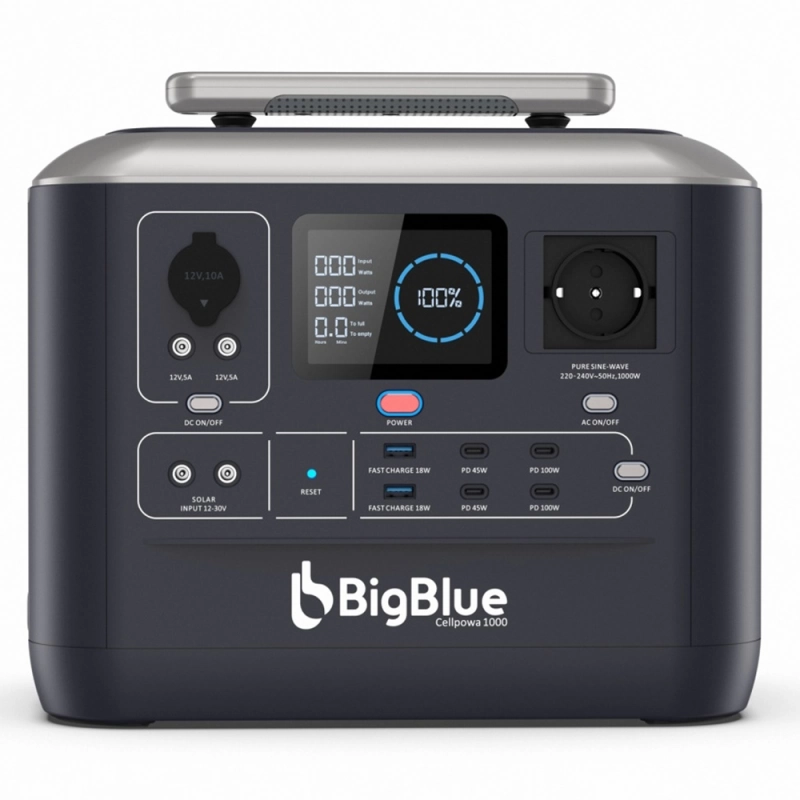 BigBlue CellPowa 1000 1075.2Wh 1000W Portable Power Station, 3500+