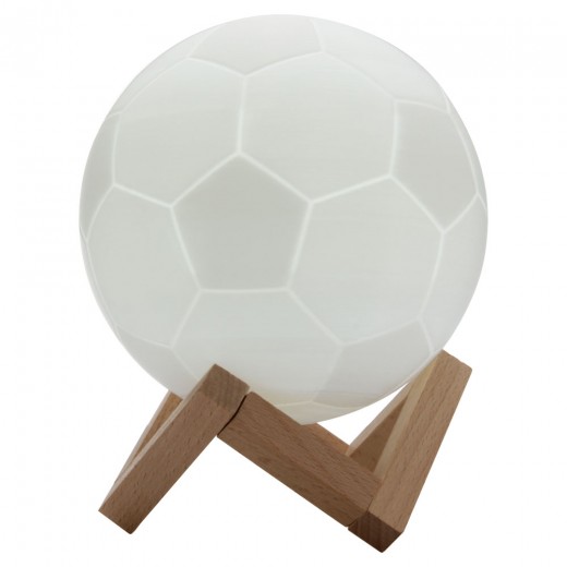 Geekbes 3D LED Fußball Lampe Weltmeisterschaft Souvenir Nachtlicht GEEKMAXI