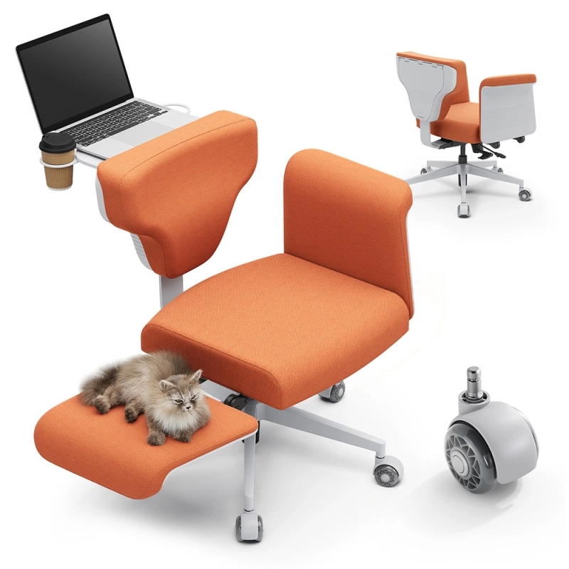 NEWTRAL FF-O Freedom-X Multi-Posture Chair with Armrest - Orange