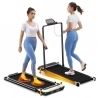 Akluer 520A-B Dual-Sided Walking Pad with Handle  2 5HP Quiet Motor  4MPH Max Speed  150kg Capacity  Dual LED Display  Manual I
