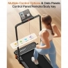 Akluer 520A-B Dual-Sided Walking Pad with Handle  2 5HP Quiet Motor  4MPH Max Speed  150kg Capacity  Dual LED Display  Manual I