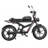 DUOTTS F20 Electric Bike, 750W Motor, 52V 27Ah Battery, 20*4.0 Inch Fat Tires, 50km/h Max Speed, Turn Signal