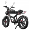 DUOTTS F20 Electric Bike, 750W Motor, 52V 27Ah Battery, 20*4.0 Inch Fat Tires, 50km/h Max Speed, Turn Signal