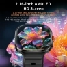 LOKMAT APPLLP 6 MAX Smartwatch  3GB RAM 32GB ROM  2 16 inch AMOLED Screen  Supports 4G/5G LTE  GPS Positioning
