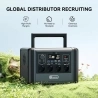 Flashfish T1200s Portable Power Station  768Wh LiFePO4 Battery  1200W AC  2400W Surge   Fast Charging  100W USB-C  14 Ports  Bu