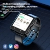 LOKMAT APPLLP 2 MAX Detachable Smartwatch  4GB RAM 64GB ROM  2 64-inch Screen  Android 11  Support 4G/5G SIM  Bluetooth Connect