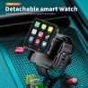 LOKMAT APPLLP 2 MAX Detachable Smartwatch  4GB RAM 64GB ROM  2 64-inch Screen  Android 11  Support 4G/5G SIM  Bluetooth Connect