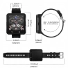 LOKMAT APPLLP 2 MAX Detachable Smartwatch  4GB RAM 64GB ROM  2 64-inch Screen  Android 11  Support 4G/5G SIM  Bluetooth Connect