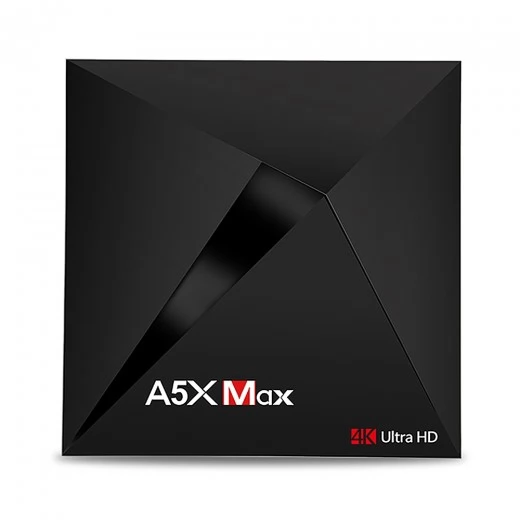 A5X MAX Android 7.1.1 TV-Box KODI 17.3 4GB/32GB RK3328 4K HDR WiFi Bluetooth LAN VP9 USB3.0