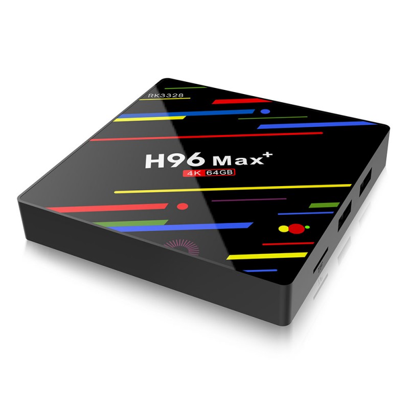 H96 Max Plus RK3328 4GB RAM 32GB ROM Android 8.1 USB3.0 TV Box Support HD Netfli 