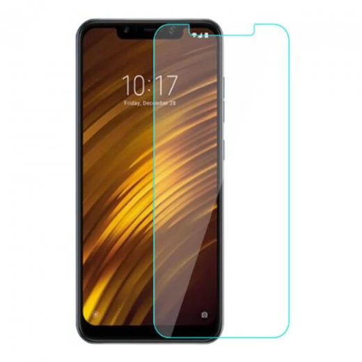 Beschermende folie van gehard glas voor Xiaomi Pocophone F1 0.33mm 2.5D explosiebestendig -transparant
