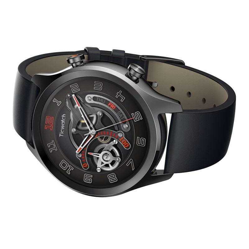 Original Ticwatch 2 Charcoal GPS Smart Watch Bluetooth 4.1