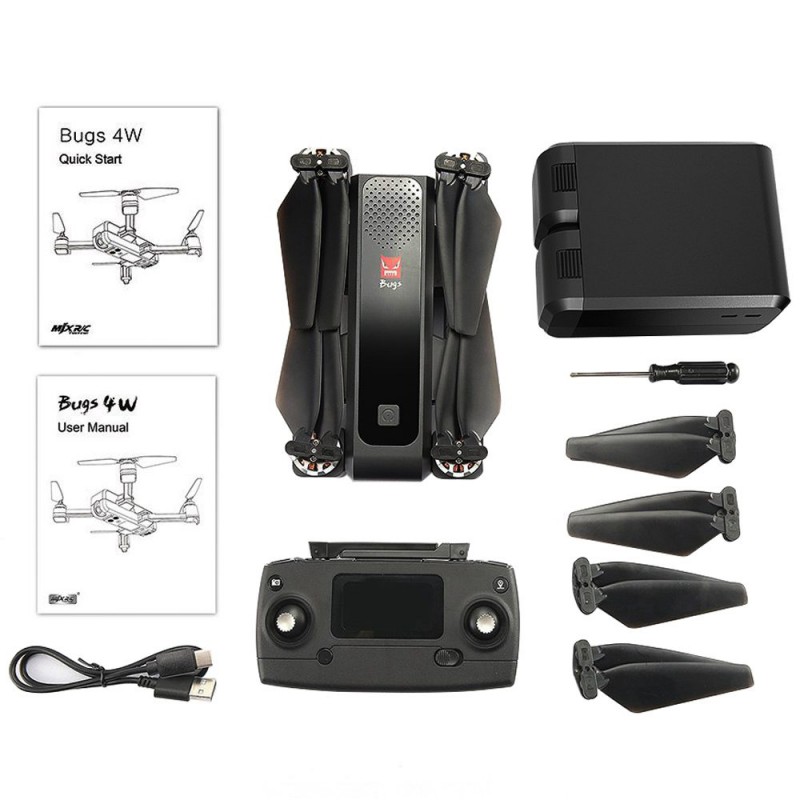 MJX bugs 4w brushless GPS RC robot con cámara 2k 5g WiFi FPV quadrocopter Drone 