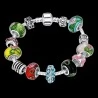 PDRH010 Colorful Glass Bead Classic Bracelet
