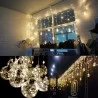Edison G95 Gypsophila E27 Decorative Bulb Led Copper Wire Bulbs Christmas Decoration Lights - RGB (EU Plug)