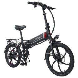 Samebike 20LVXD30-NEW 20" Tire Portable Smart Foldable Moped Electric Bike - 350W Motor &  48V 10,4Ah Battery