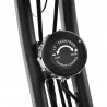 Merax X -Bike Magnetic Folding Fitness Bike 2,5 kg vliegwiel LCD -display voor cardio -training fietsen - zwart