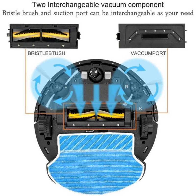 Proscenic 790T Robot Vacuum Cleaner (EU Plug) - GEEKMAXI.COM