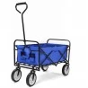 Merax Foldable Hand Cart 150kg Capacity Canvas Fabric Utility Wagon