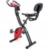 Merax X-Bike Magnetic Folding Fitness Bike 2.5 kg Flywheel LCD Display For Cardio Workout Cycling - Black