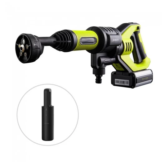 Xiaomi JIMMY JW31 Lightweight Cordless Pressure Washer Bundle With Xiaomi Coclean Car Vacuum Cleaner