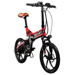 RICH BIT TOP-730 LCD Display Foldable Electric Moped Bike - 8AH Lithium Battery