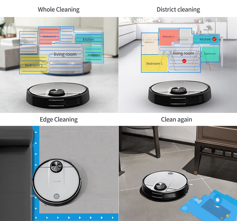 Proscenic M6 Pro LDS Navigation Robot Vacuum Cleaner With 32000 MAh Lithium  Battery (EU Plug) - GEEKMAXI.COM