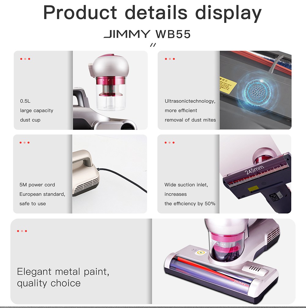 Xiaomi JIMMY WB55 Professional Grade 